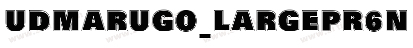 UDMarugo_LargePr6N HV字体转换